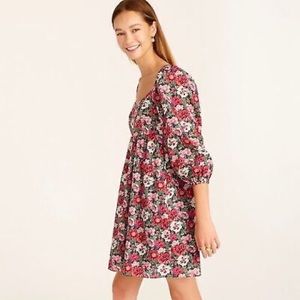 J Crew Puff-sleeve mini dress in Liberty poppy
Amelie floral